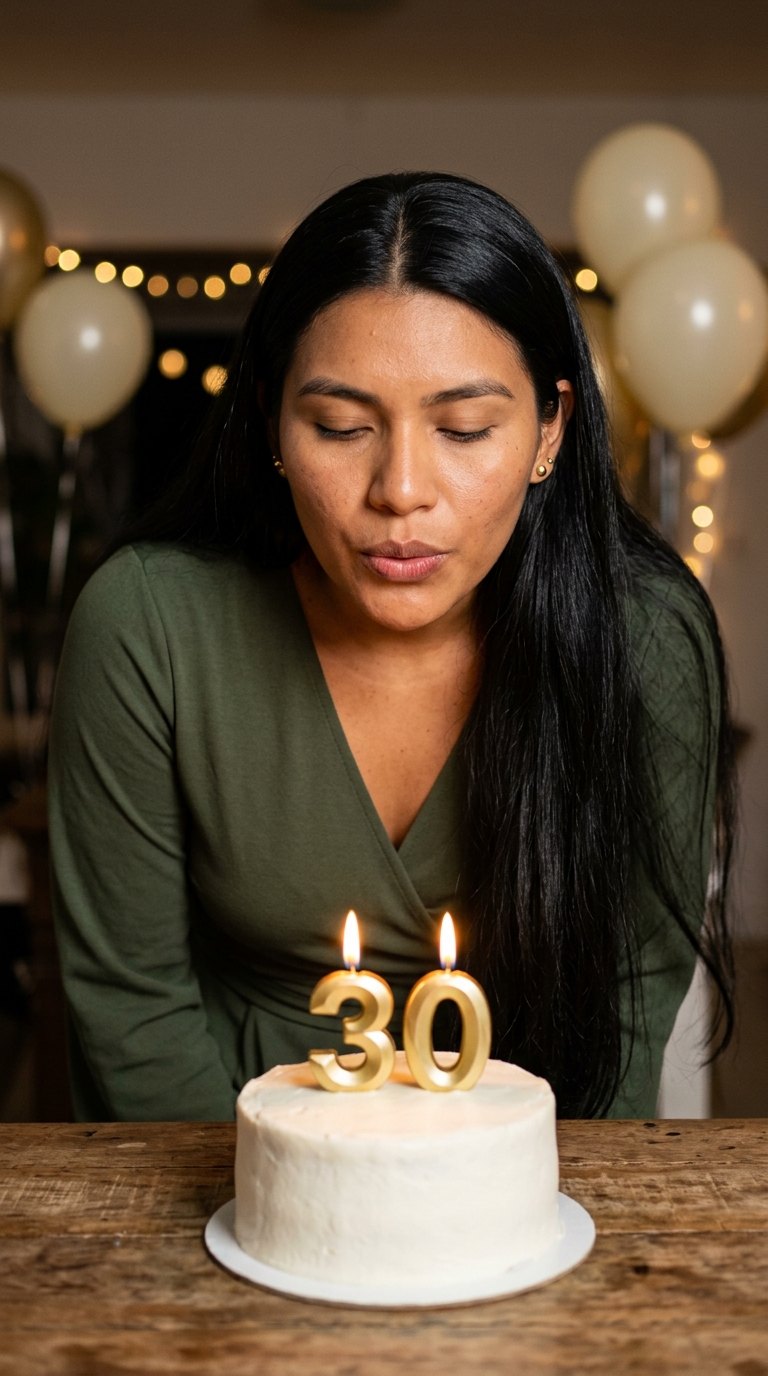 Ensaio de aniversário: Soprando as velas de 30 anos